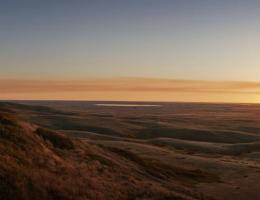 Beautiful clifftop sunrise 
